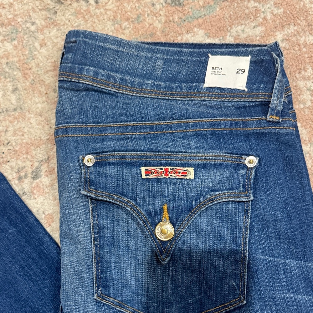 Hudson Women's Dark Blue Boot Cut Jeans
